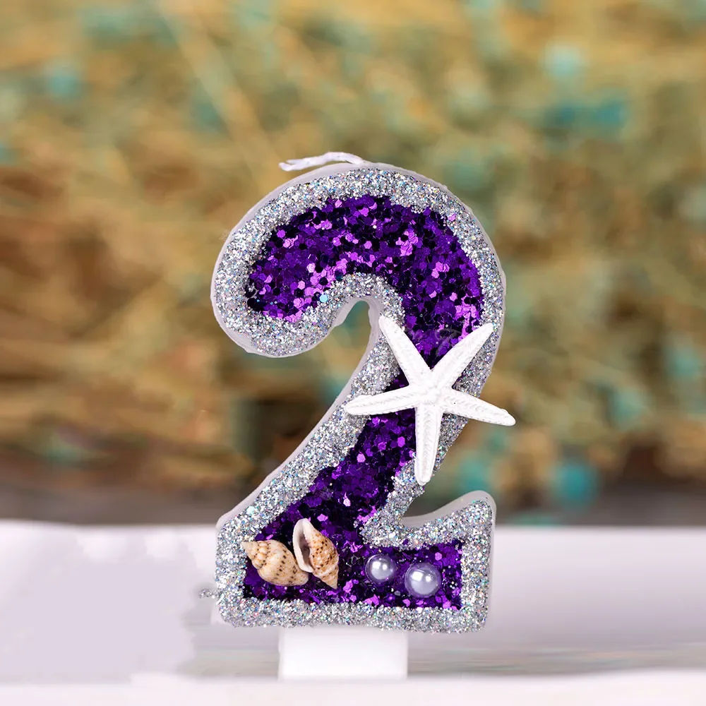 Bougie Anniversaire Violette – Image 5