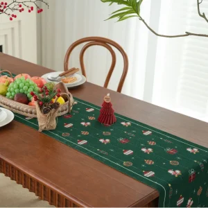 Chemin de Table Noël Vert