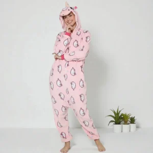 Combinaison Licorne Rose Confortable