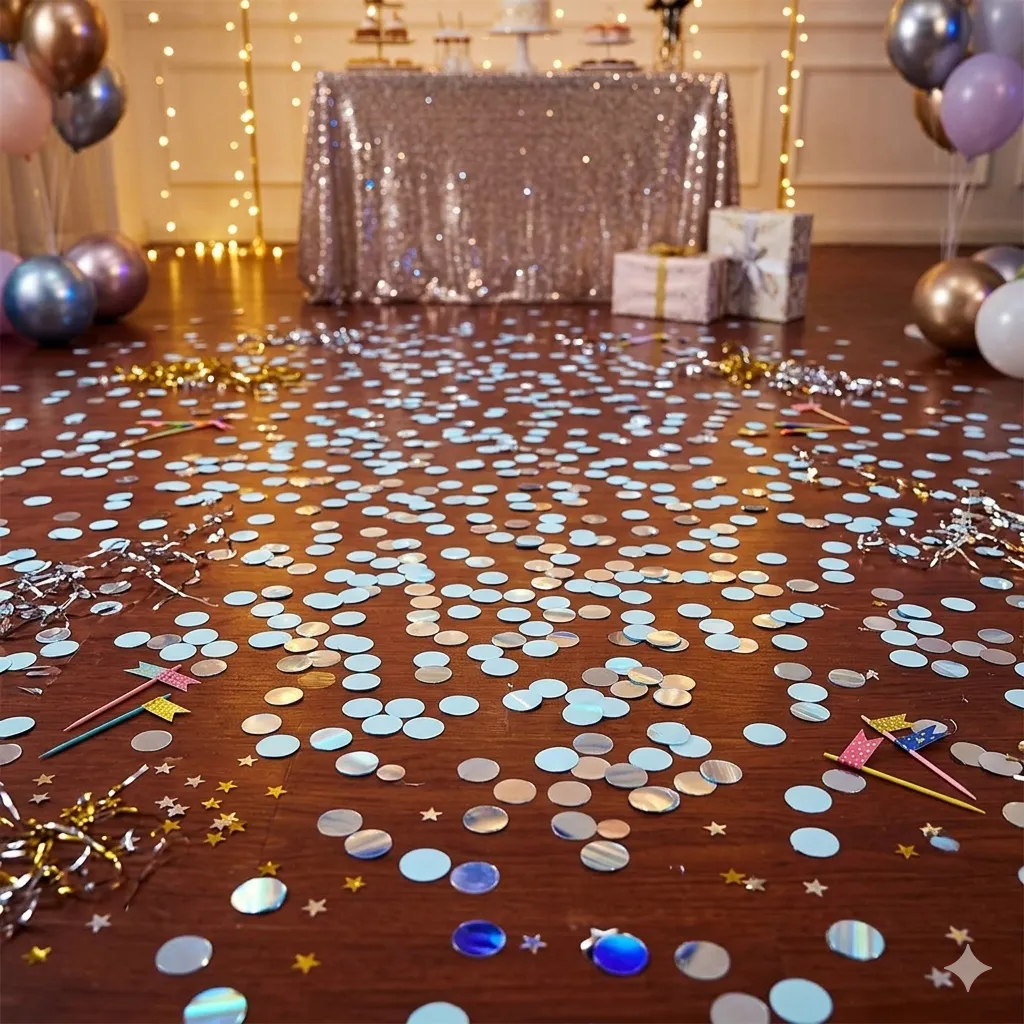 Confettis Argentés Design
