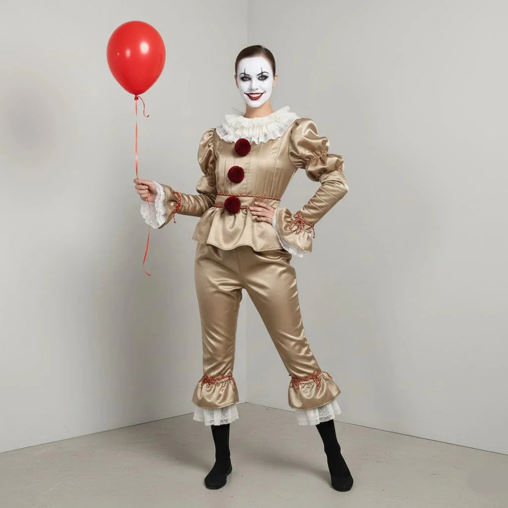 Déguisement Clown Vintage Beige