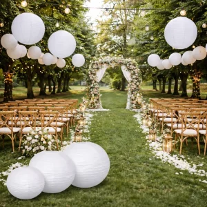 Lampion Blanc Mariage