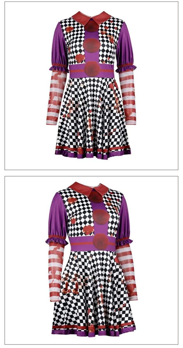 Robe de Clown Violette – Image 4