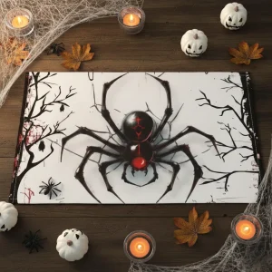 Set de Table Halloween Motif Araignée