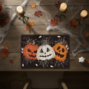 Set de Table Halloween à Motifs Terrifiant